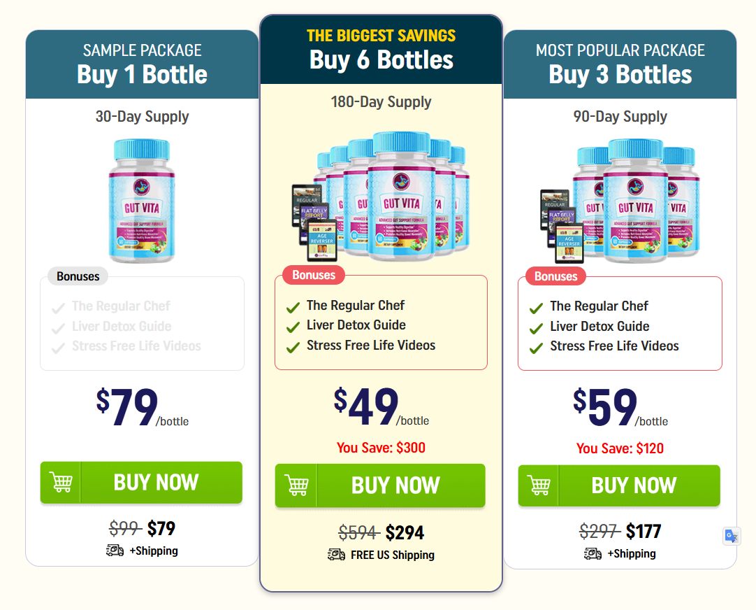 Gut Vita Official Website